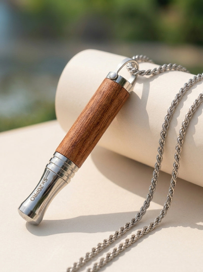 Ankora breathing necklace - Brazilian Bloodwood