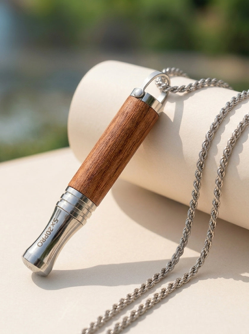 Ankora breathing necklace - Brazilian Bloodwood