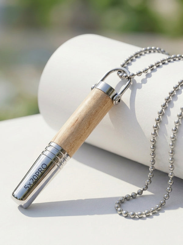Ankora breathing necklace - Maple wood
