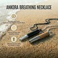 Ankora breathing necklace - Black/silver